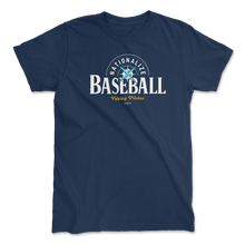Load image into Gallery viewer, Nationalize Baseball T-Shirt ( Navy / Grey )
